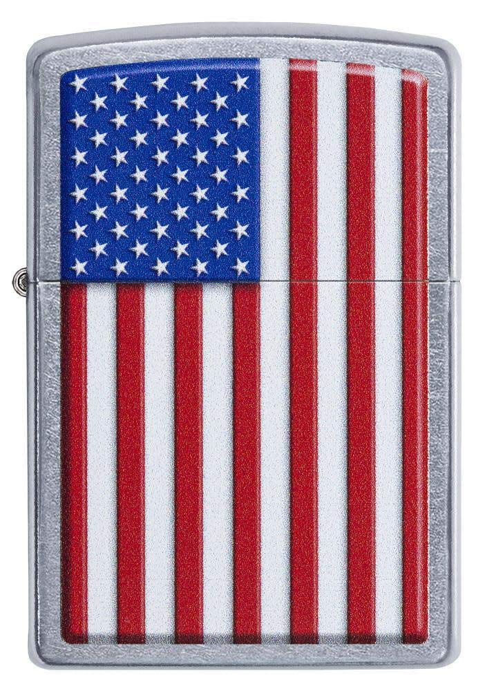 Zippo Street Chrome Patriotic Lighter