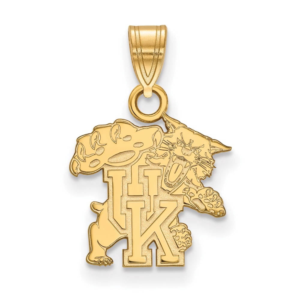 10k Gold LogoArt University of Kentucky U-K Wildcat Small Pendant Q1Y044UK
