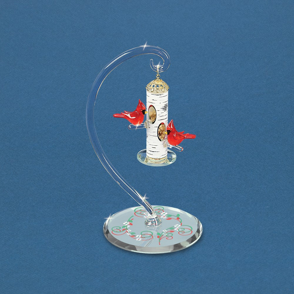 Glass Baron Cardinal Feeder