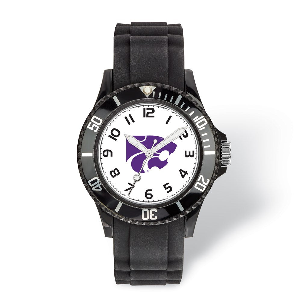 LogoArt Kansas State University Scholastic Silicone Strap Quartz Watch QKSU170