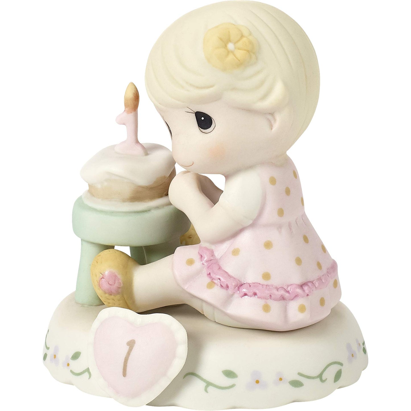 Precious Moments Growing In Grace Age 1 Blonde Girl Figurine, Count 1