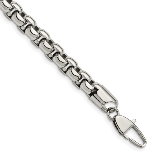 Stainless Steel Polished 9in Bracelet 9 inches
