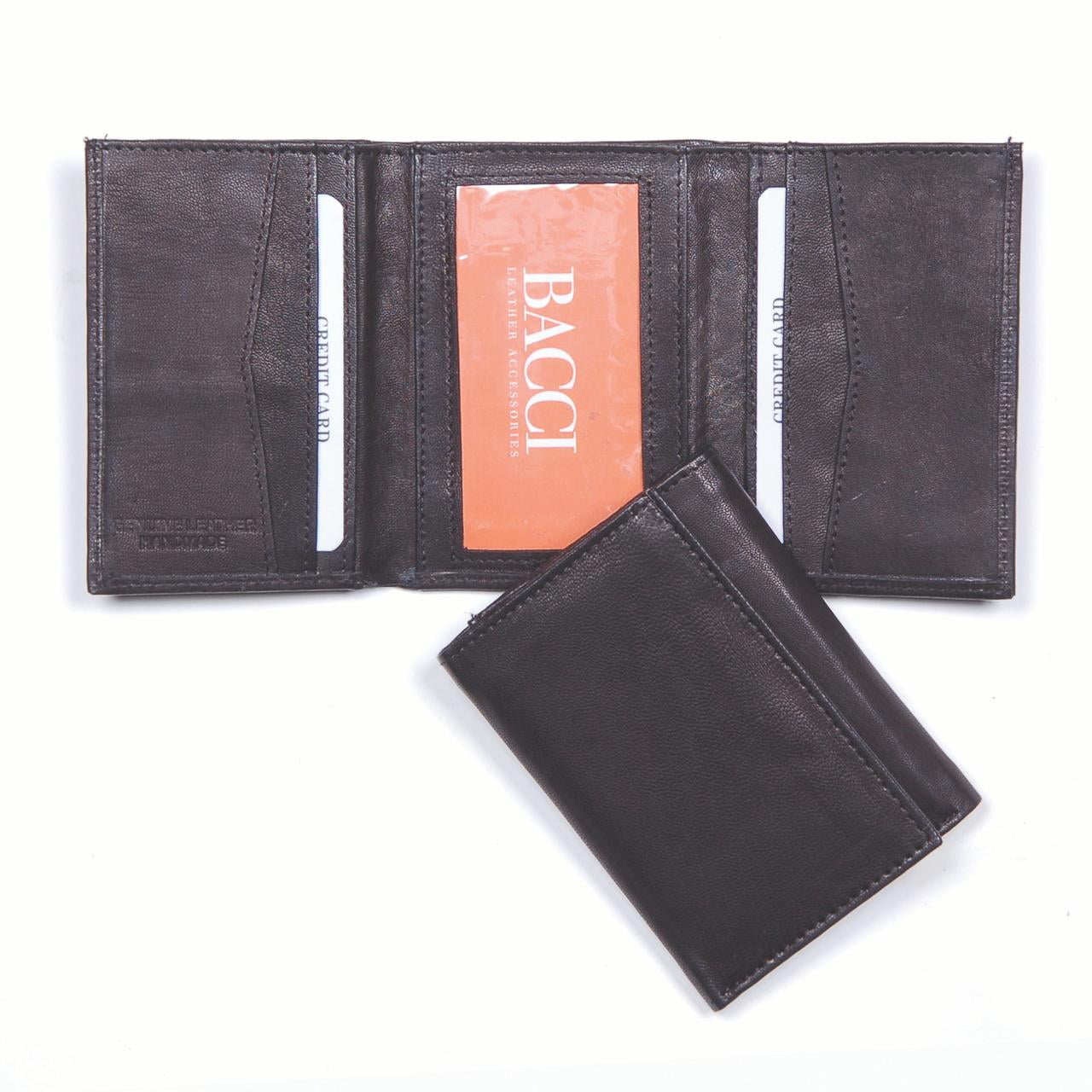 Black Super Slim Trifold Wallet GM12800
