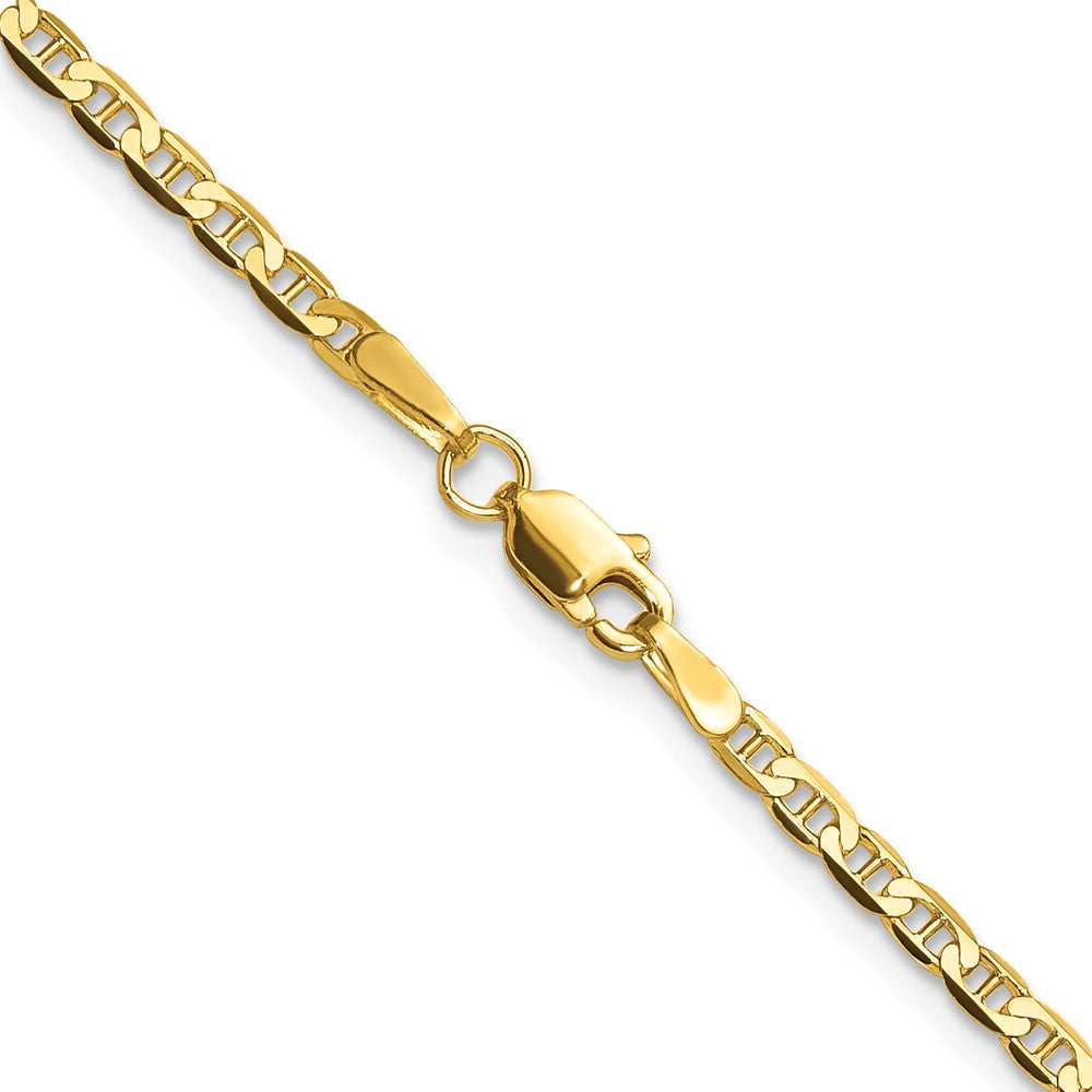 14k 2.4mm Concave Anchor Chain
