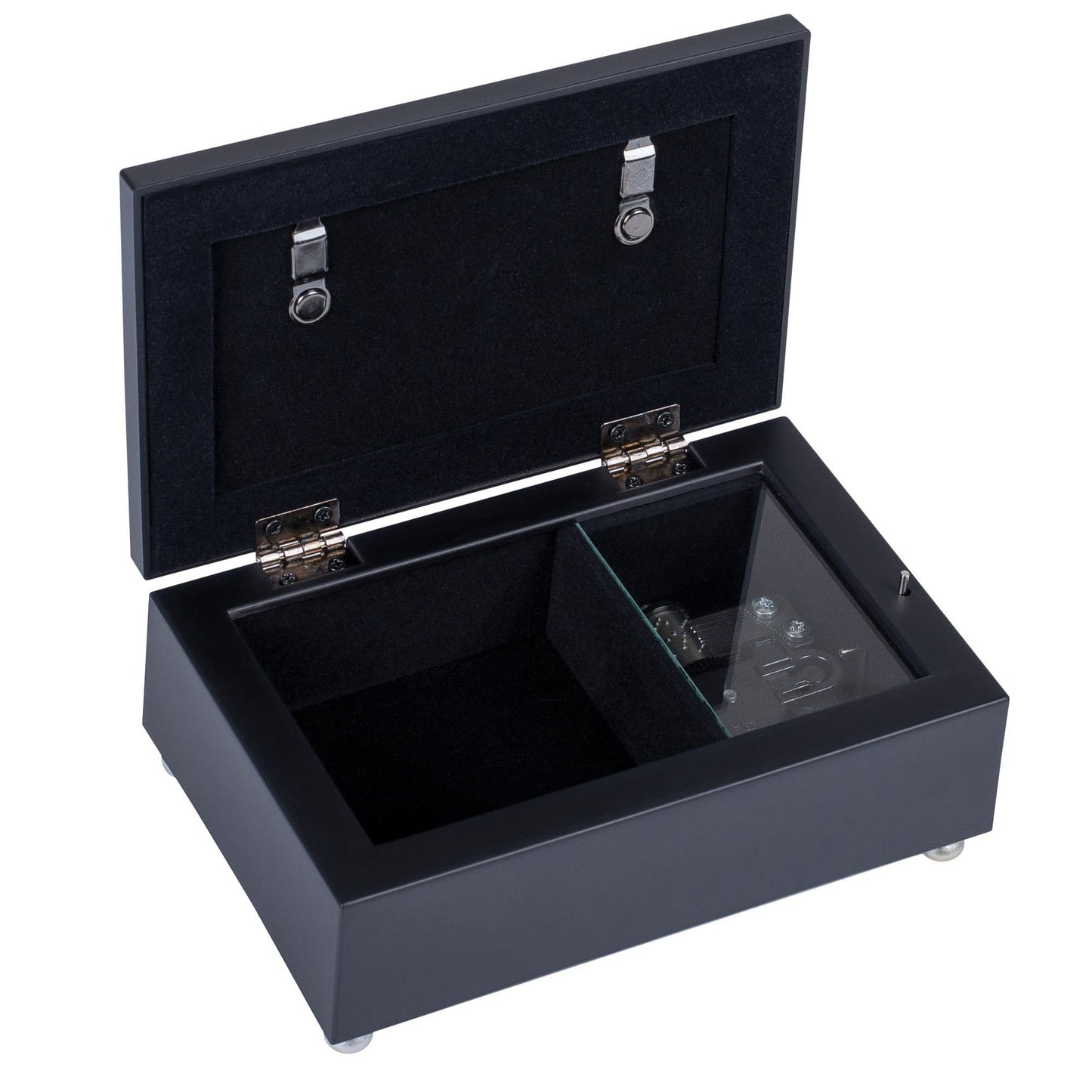 Congrats On Retirement Black Jewelry Music Box Plays Wonderful World