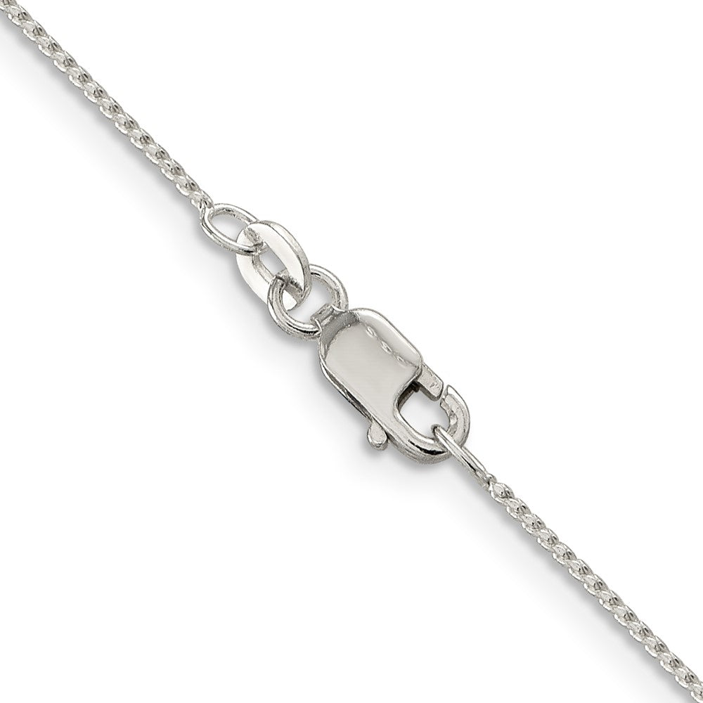Sterling Silver .95mm Round Franco Chain 16 Inches