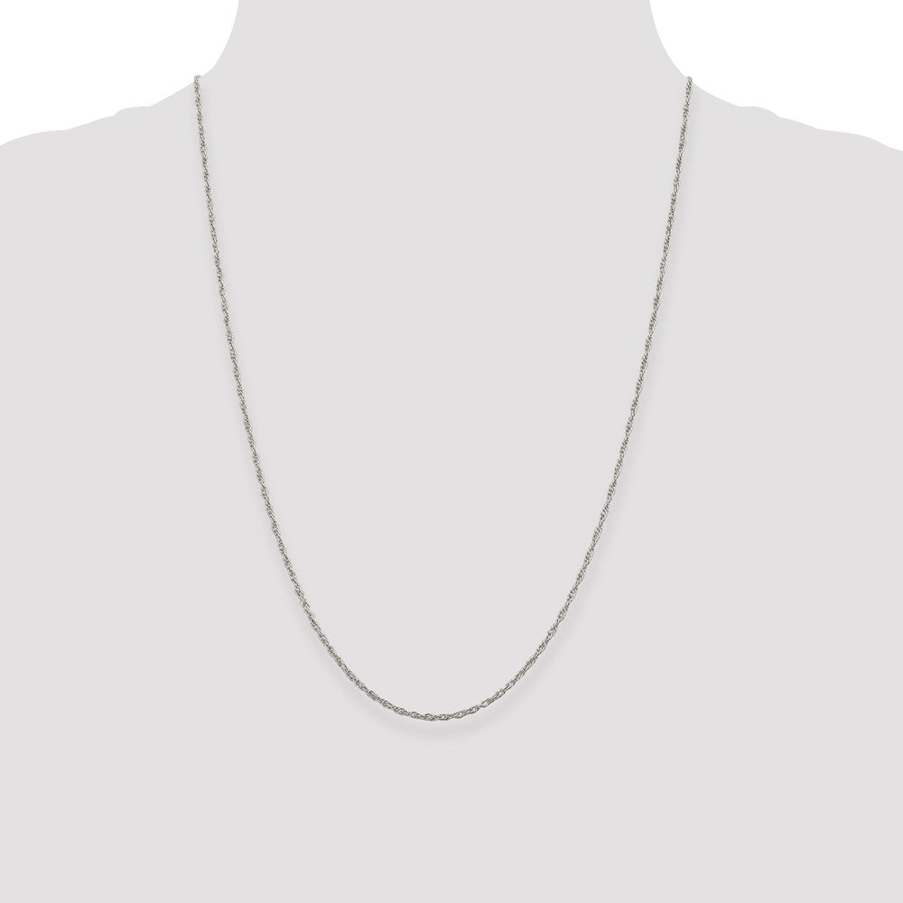 Sterling Silver 1.95mm Loose Rope Chain 24 Inches