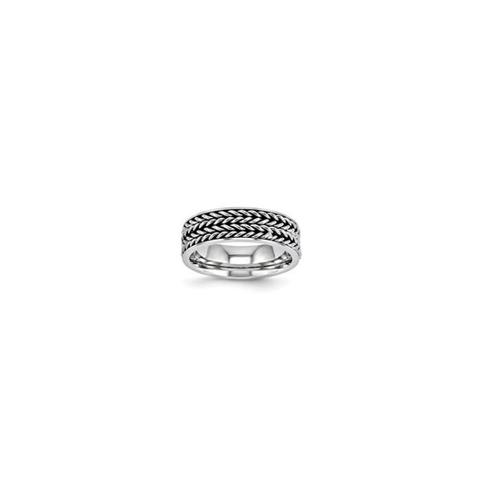 Stainless Steel 7 mm Gents Band