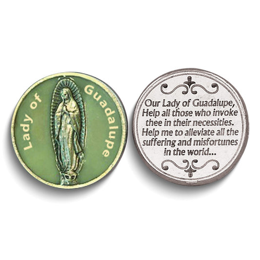 Our Lady of Guadalupe Glow in the Dark Pocket Token