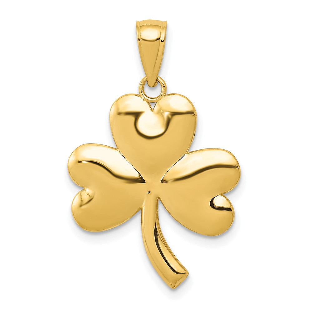 10k Shamrock Charm Yellow Gold