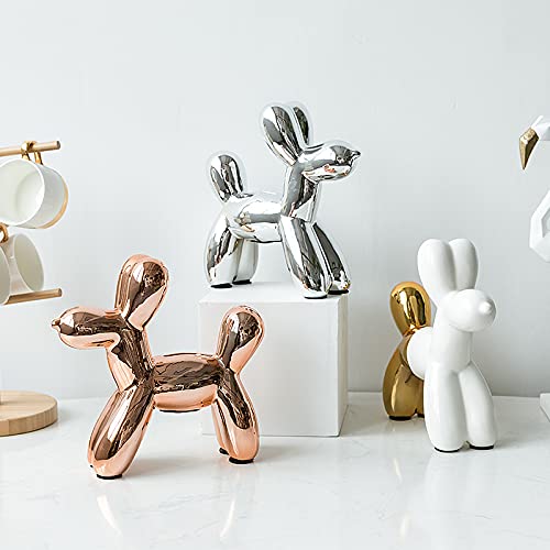 Creative Gifts International Balloon Dog Bank, Silver