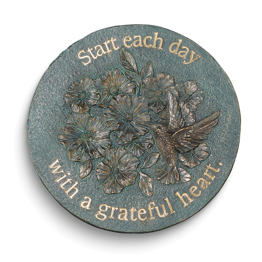 Greatful Bronze Blue 9 inch Stepping Stone