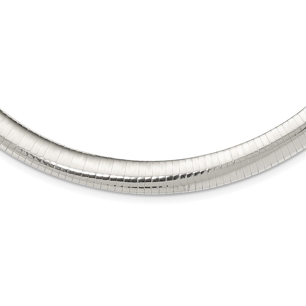 Sterling Silver 10mm Cubetto Necklace 16 Inches