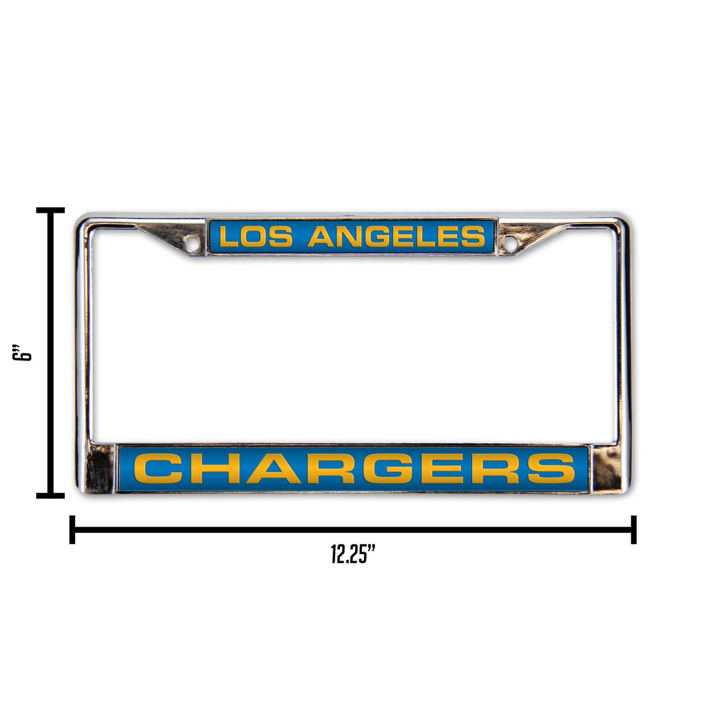 Los Angeles Chargers Laser Chrome License Plate Frame