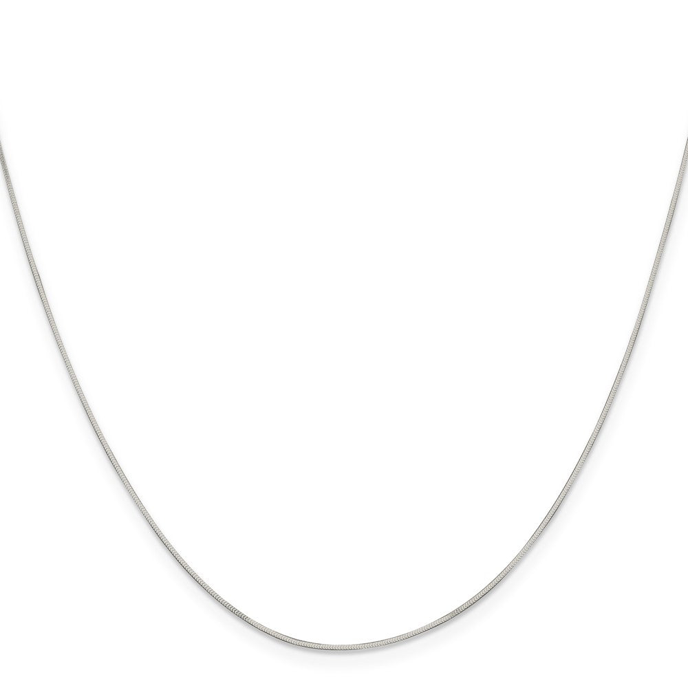 Sterling Silver .7mm Square Snake Chain 24 Inches