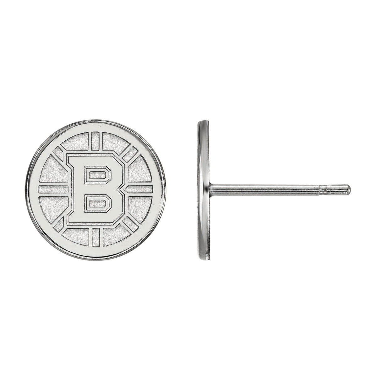 Women's Boston Bruins Sterling Silver XS Post Earrings