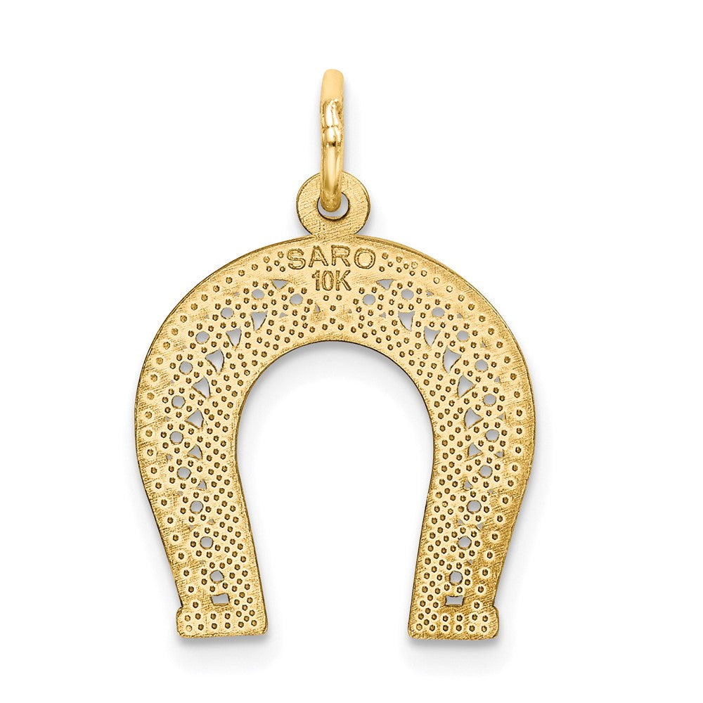 10k Horseshoe Charm Yellow Gold