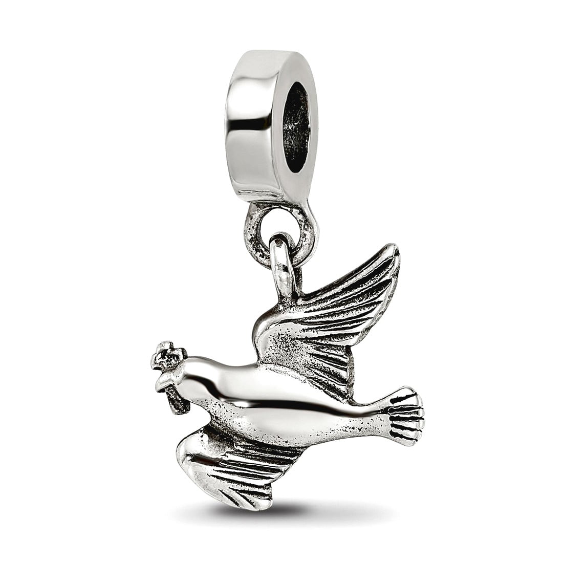 Sterling Silver Reflections Dove Dangle Bead