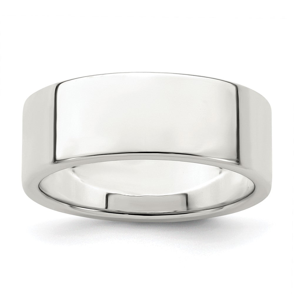 Sterling Silver 7mm Lightweight Flat Size 4.5 Band