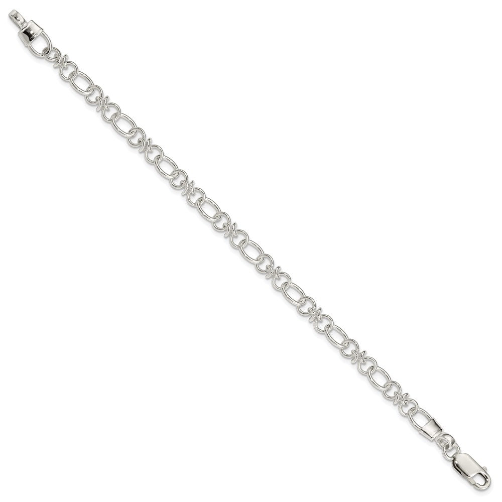 Sterling Silver Fancy Bracelet 7.5 inches