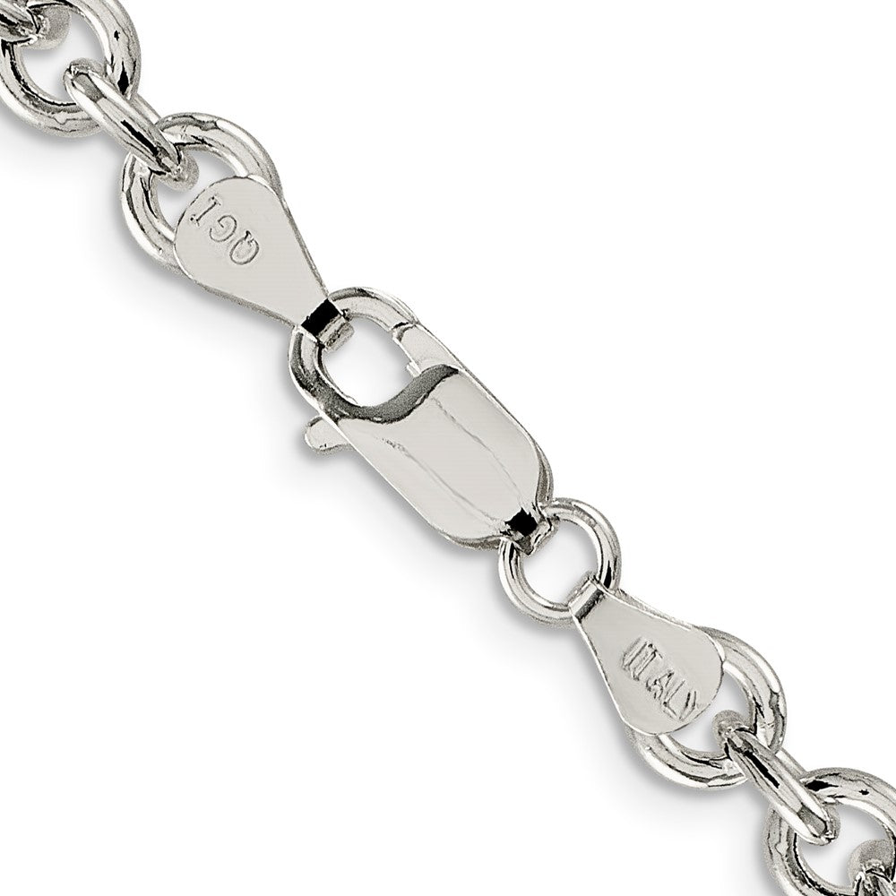 Sterling Silver 6.1mm Cable Chain 20 Inches