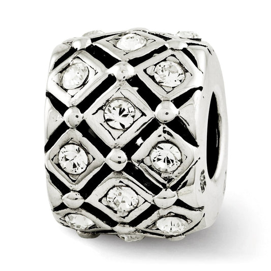 Sterling Silver Reflections April Preciosa Crystal Bead