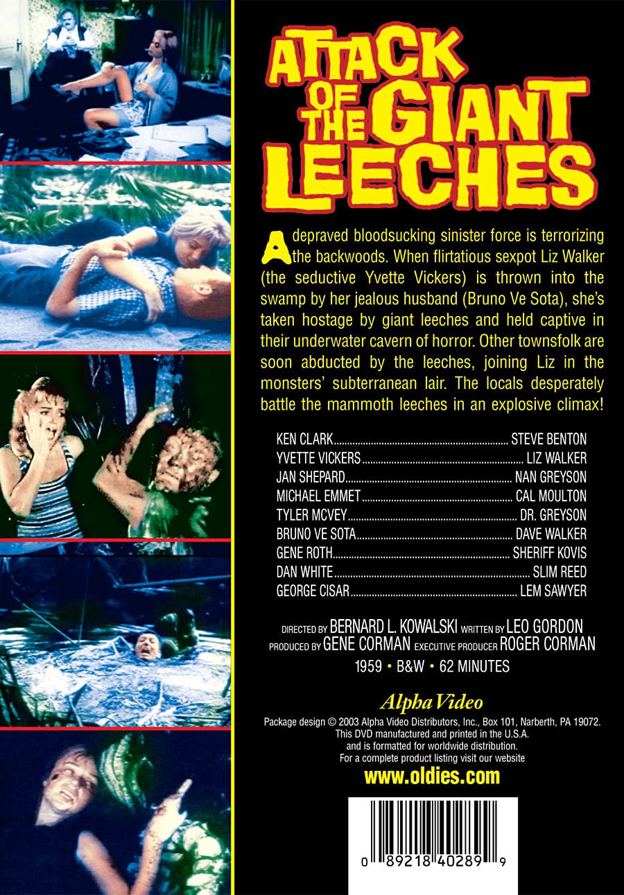 Attack of the Giant Leeches [DVD]