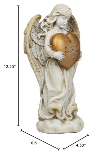 Home & Garden Memorial Heart Angel Polyresin Forever In Hearts 602099