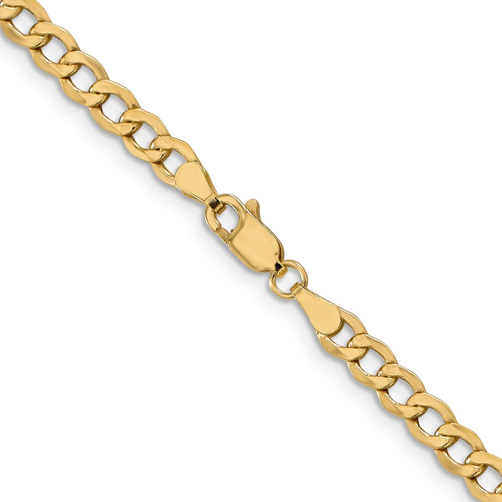 10k 4.3mm Semi-Solid Curb Chain