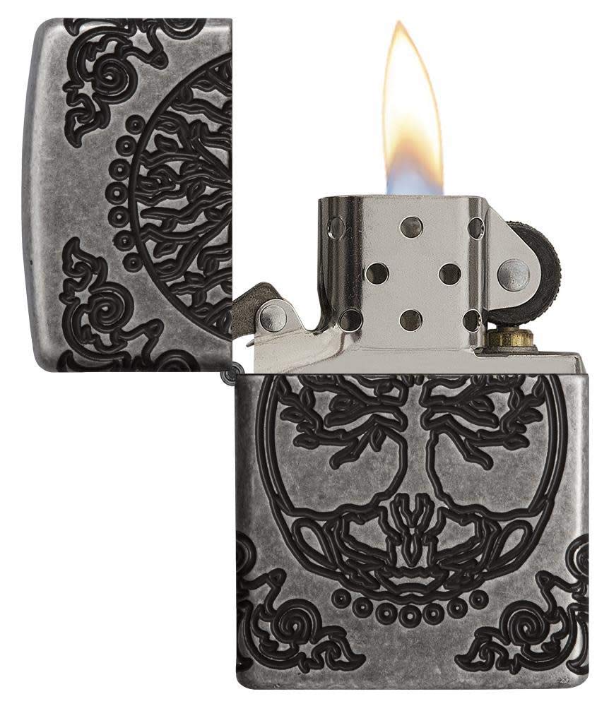 Zippo Armor Tree of Life Design Windproof Pocket Lighter
