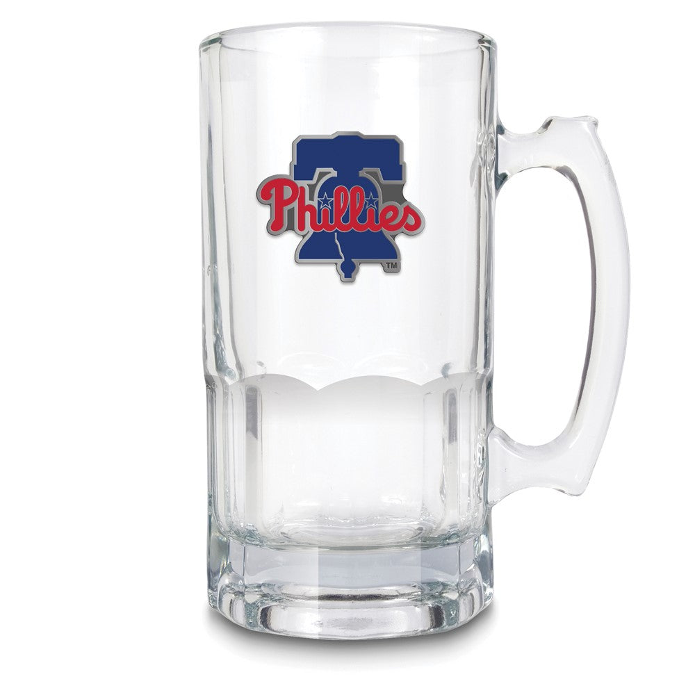 MLB Philadelphia Phillies Glass 32 ounce Macho Mug