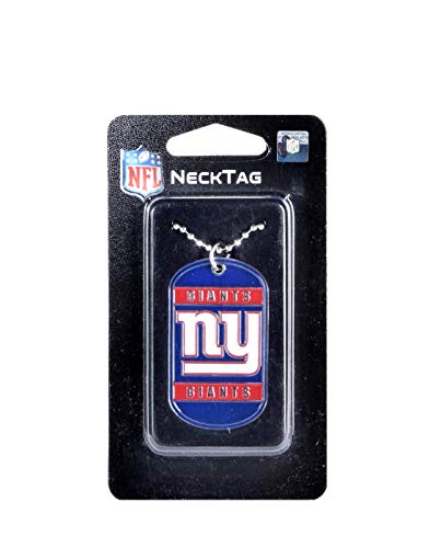 NFL Giants 36 inch Dogtag Chain Necklace
