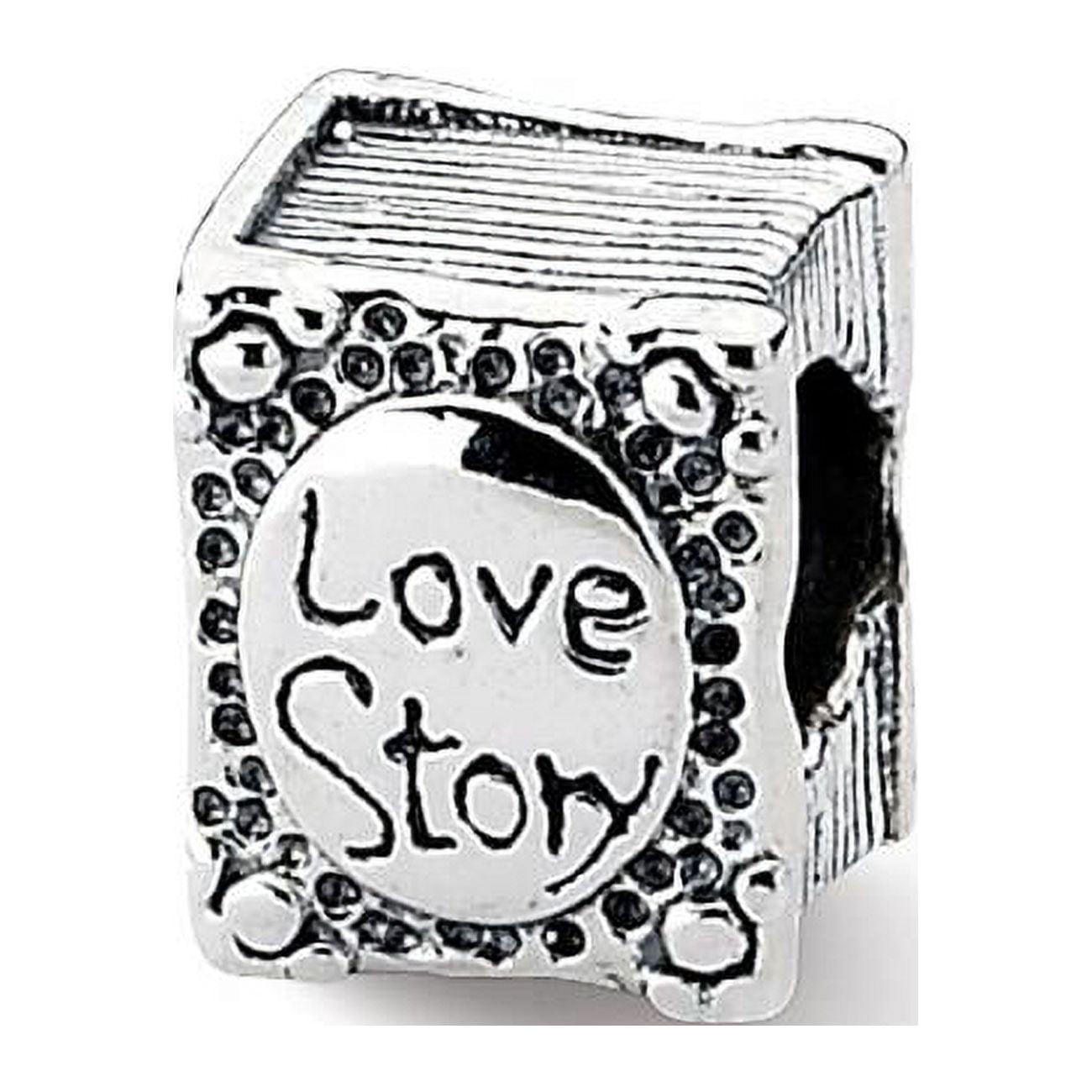 Sterling Silver Reflections Love Story Book Bead