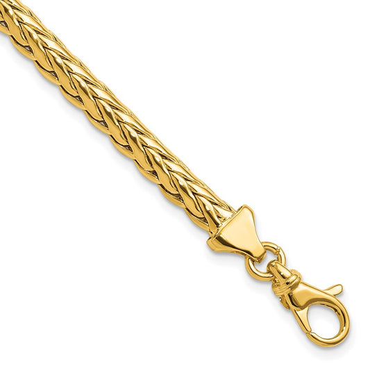14K Polished Fancy Link Bracelet 7.5  inches