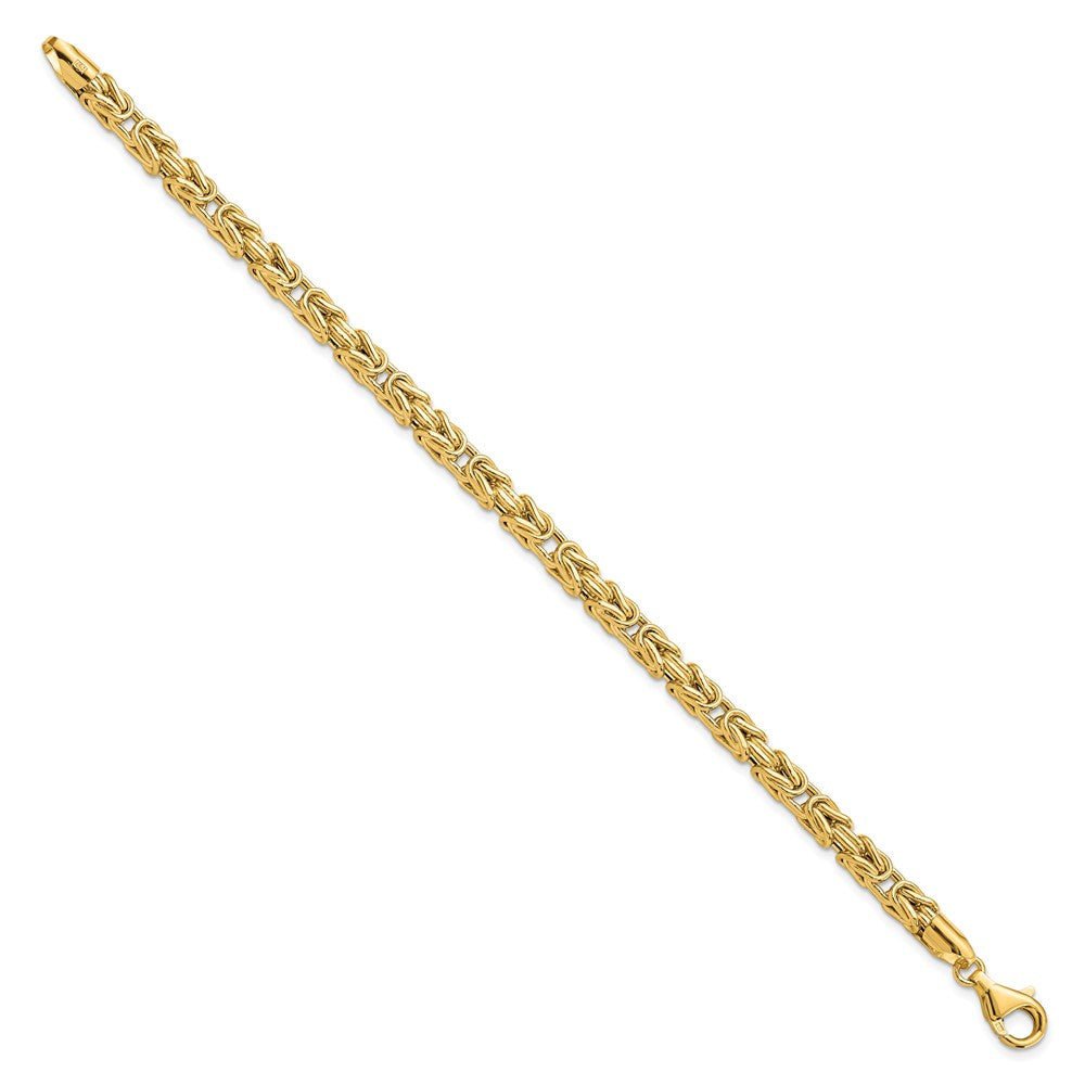 14K Polished Fancy Link Bracelet 7.5  inches