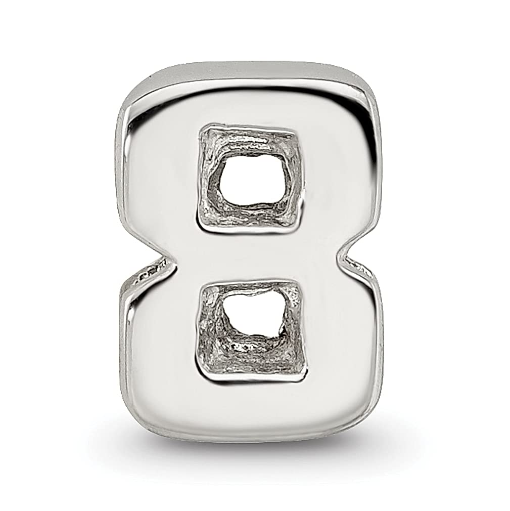 Reflection Beads Sterling Silver Reflections Number 8 Bead