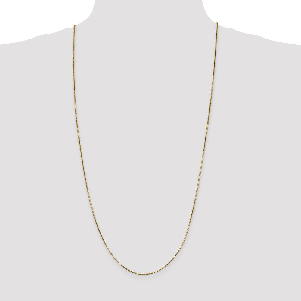 10k .95mm Box Chain Yellow Gold
