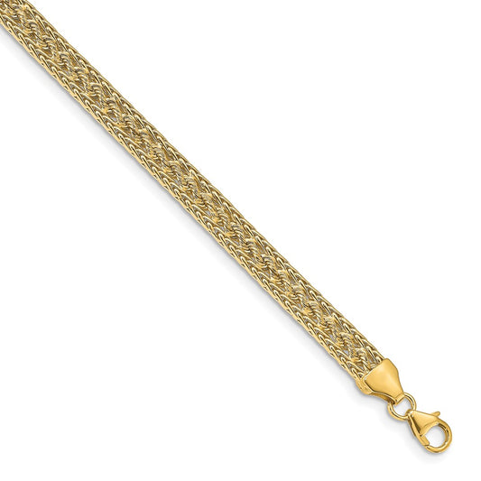 14k Fancy Bracelet 7.5  inches