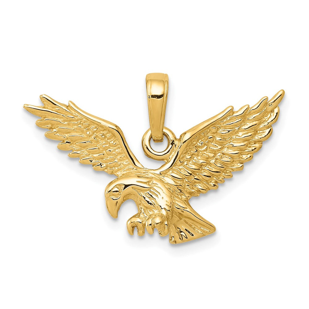 10k Gold 3-D Eagle Charm