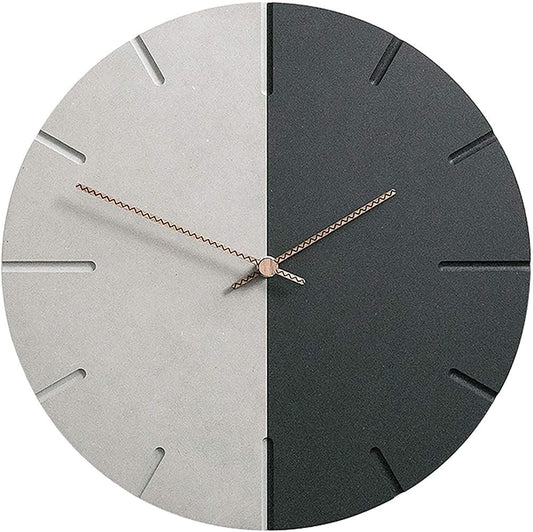 Modern Minimalist Concrete Collection Silent Wall Clock