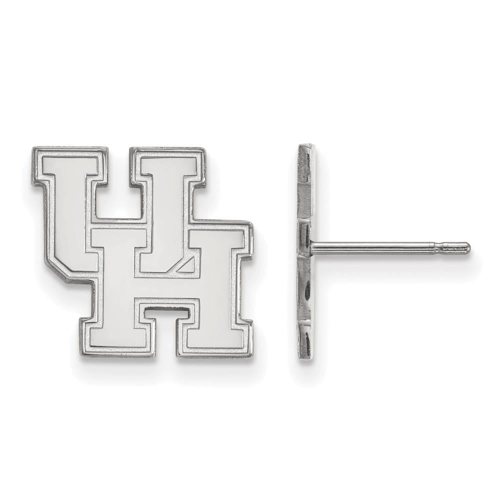 LogoArt SS008UHO Sterling Silver University of Houston Small Post Earrings