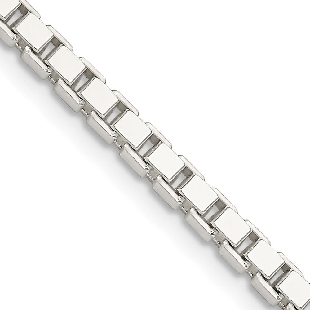 Sterling Silver 3mm Box Chain 30 Inches