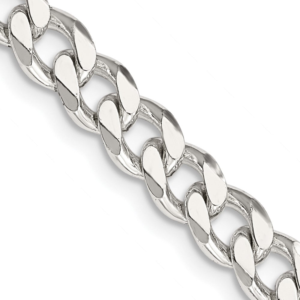 Sterling Silver 6.5mm Curb Chain 16 Inches