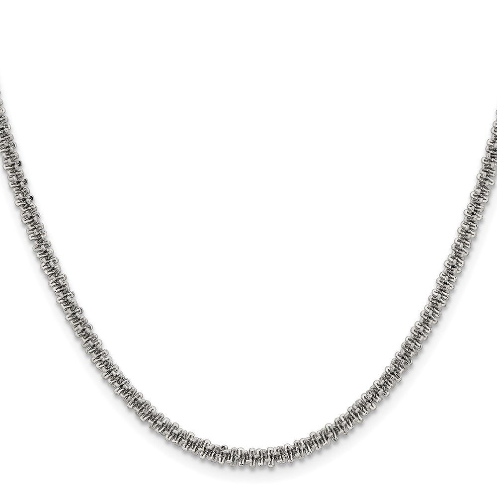 Stainless Steel Polished 3.3mm Cyclone 24in Chain