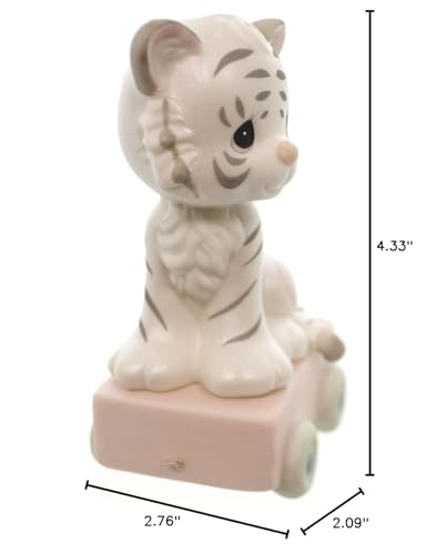 Precious Moments Birthday Train, Age 16, 16 And Feline Fine, Bisque Porcelain Figurine, 1 Each