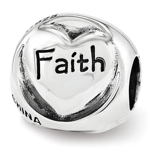 Sterling Silver Reflections Faith Hope Love Trilogy Bead