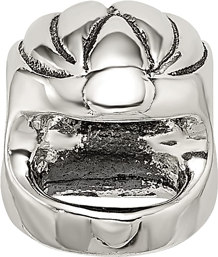 Sterling Silver Reflections Race Car Helmet Bead