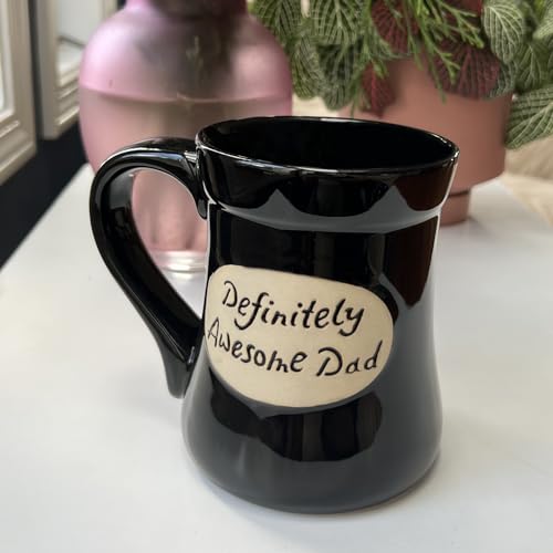 Collections Etc Definitely Awesome Dad Ceramic Mug, 20 oz.