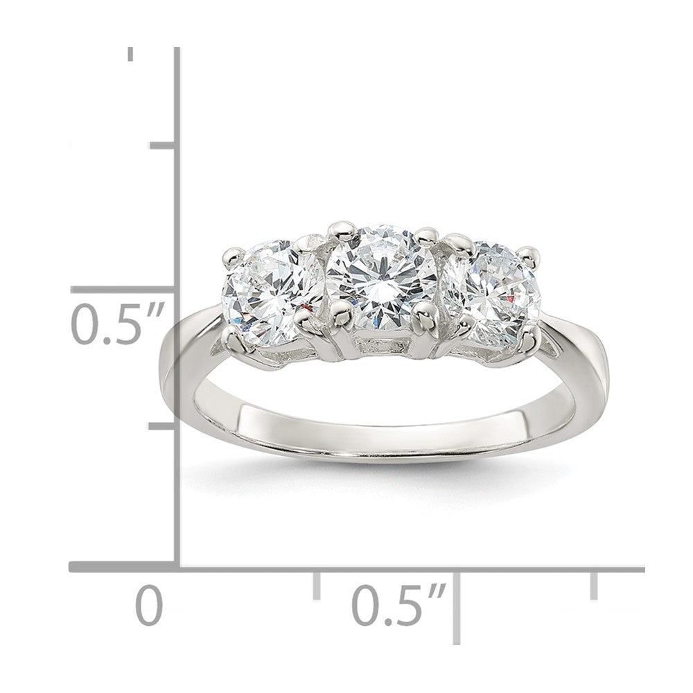 Sterling Silver CZ Ring