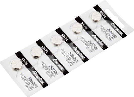 Energizer ENERGIZER-390-389TZ 90mAh Silver Oxide Coin Cell Battery for SR1130SW, SR1130W